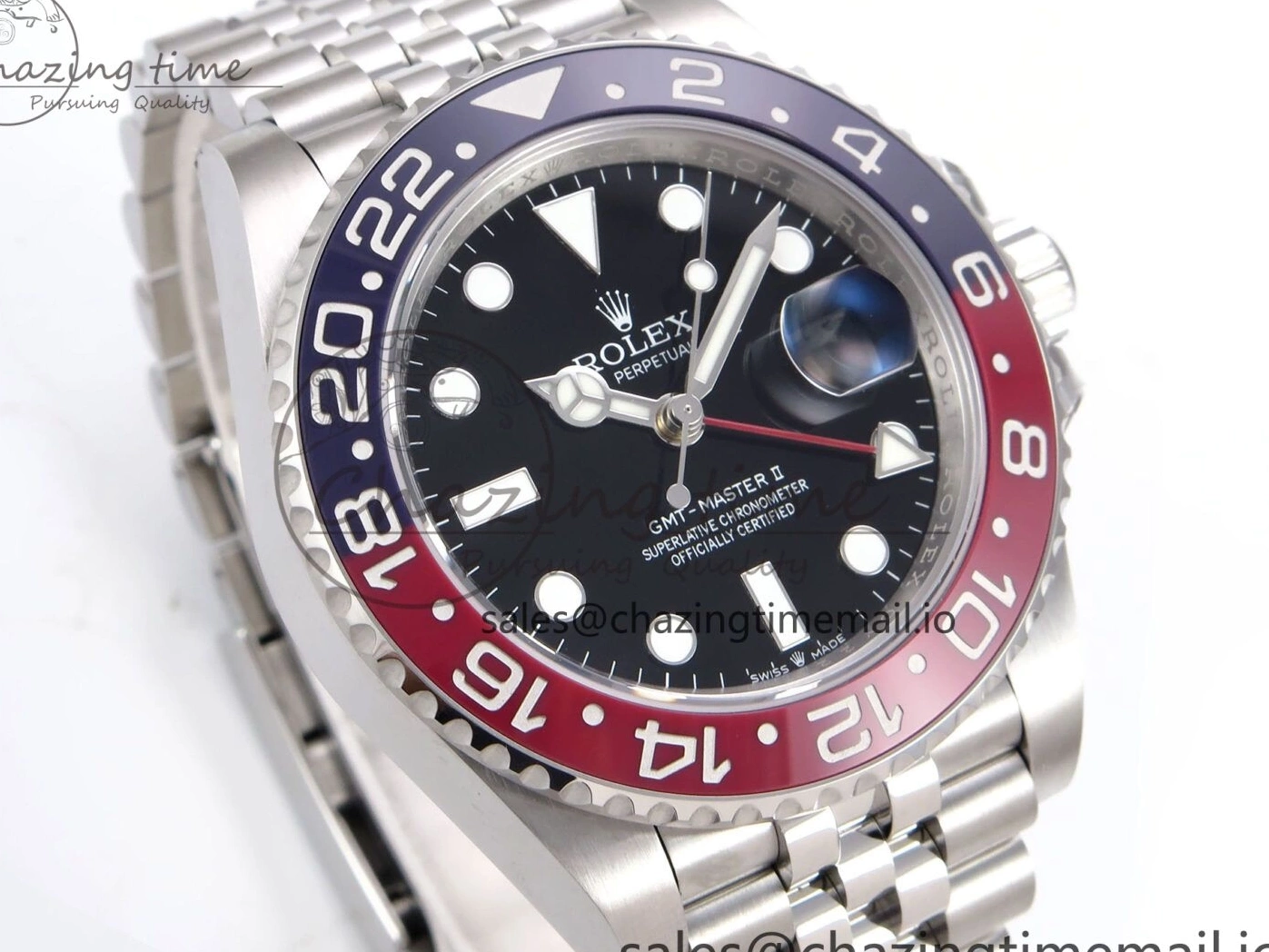 1:1 THBF Jubilee Best on 126710 Bracelet CHS 904L II GMT-Master Edition SH3285 BLRO 0419